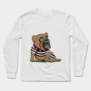 Bulldog Needs Diet Long Sleeve T-Shirt